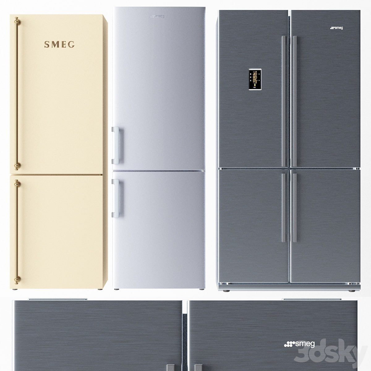 Set of refrigerators Smeg