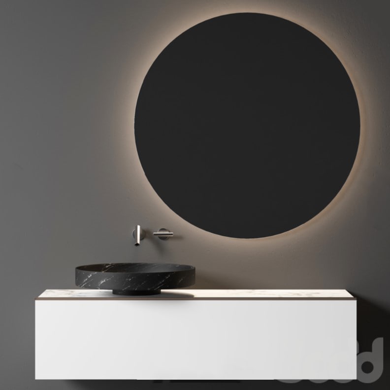 Furniture for washbasin Falper Eccentrico