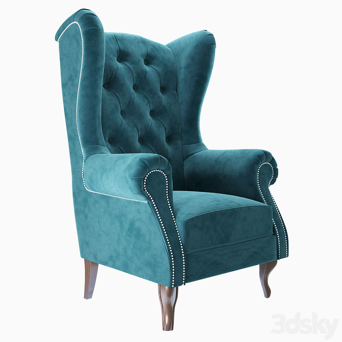 Fireplace armchair