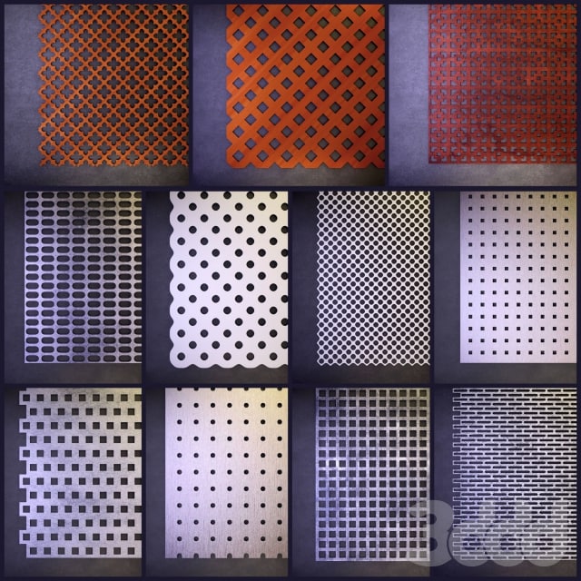 Perforated panel