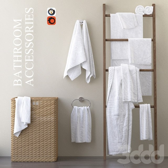 A set of towels for the bathroom m30