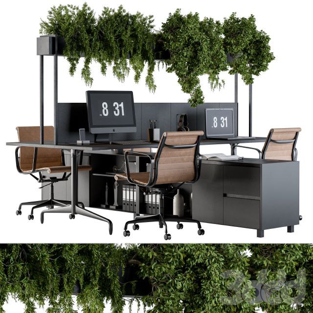 Office Furniture - employee Set 16
