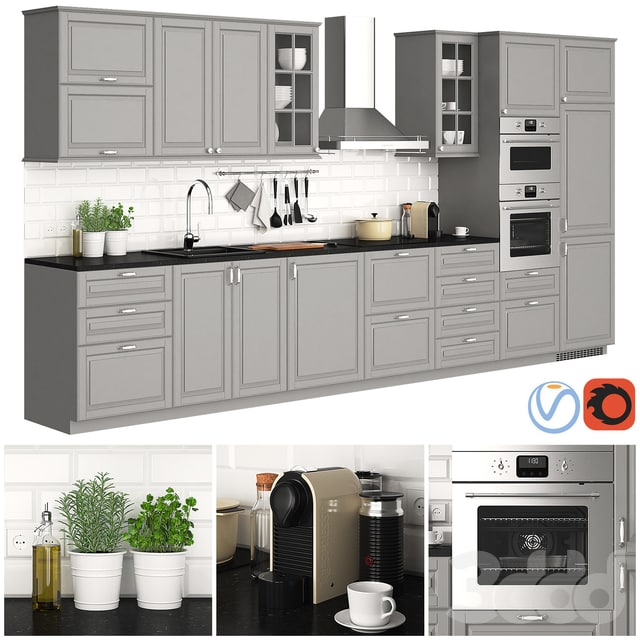 Ikea Metod Bodbyn Gray