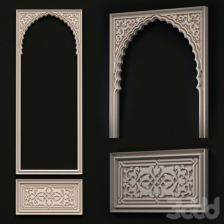 Arch in the Andalusian style