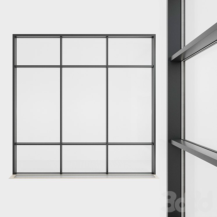 Panoramic glazing. Stained glass. 52