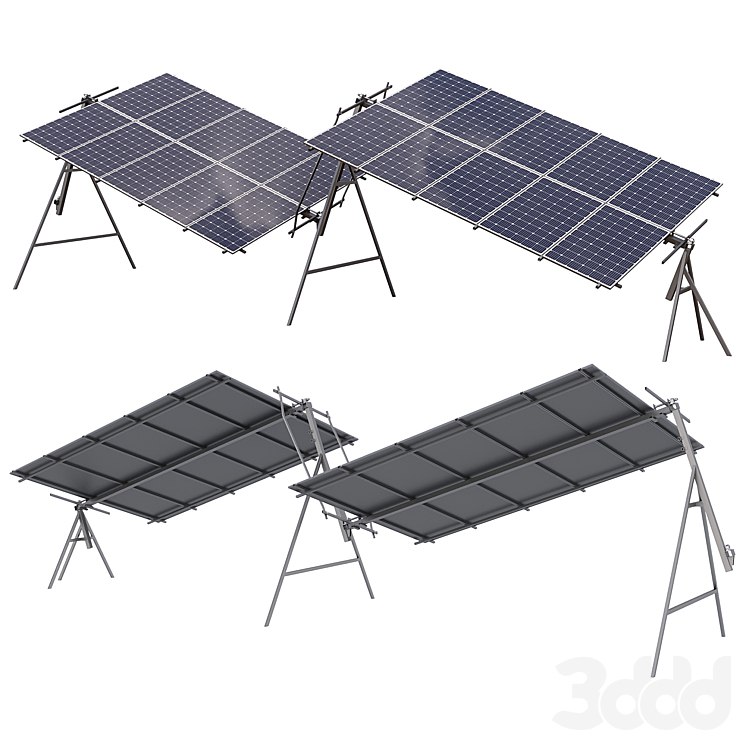 Rotary Solar Panel Power Plant
