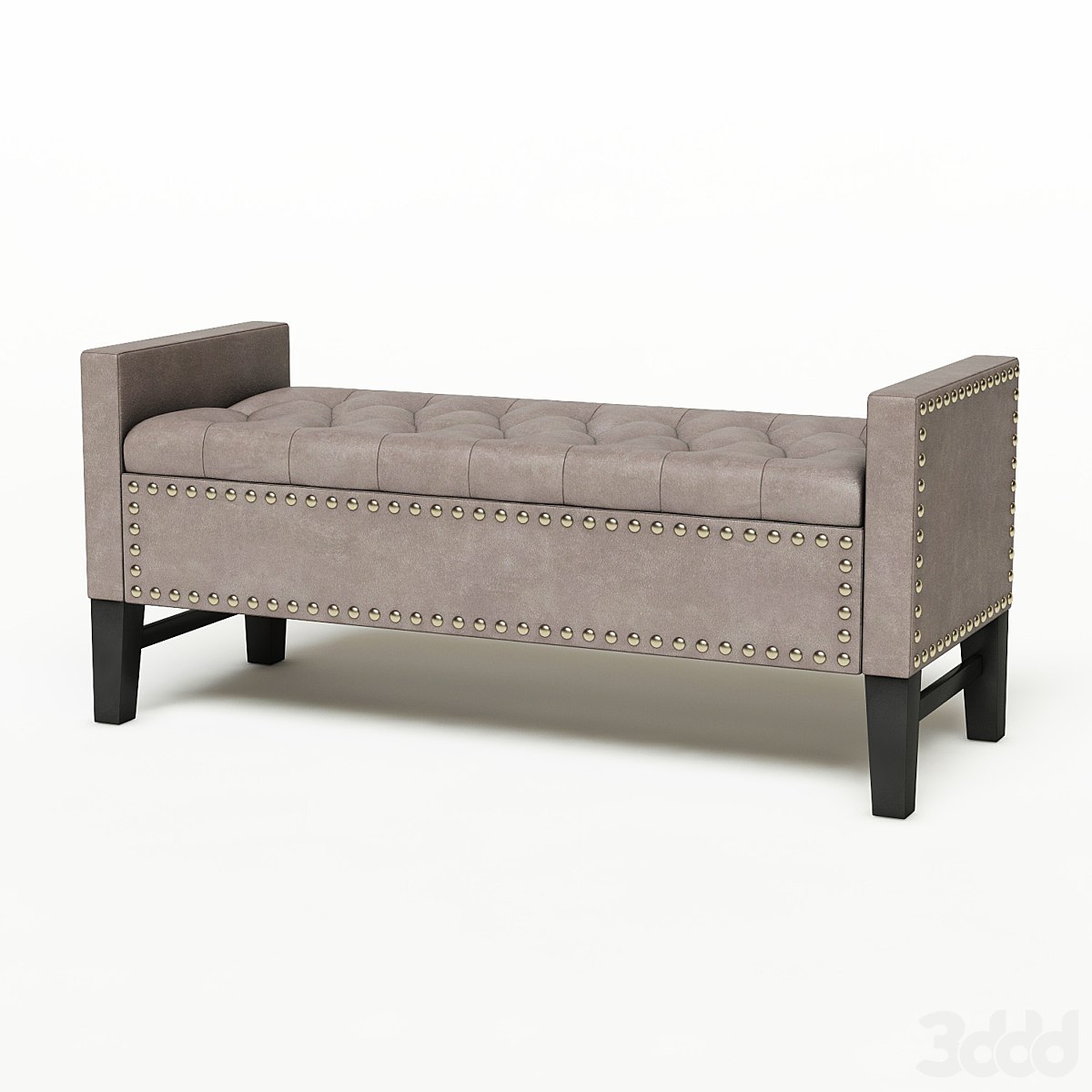 Bench with drawer beige GARDA DECOR Alice BG