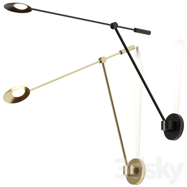 Kuzco Lighting Rotaire Arm Wall Lamp