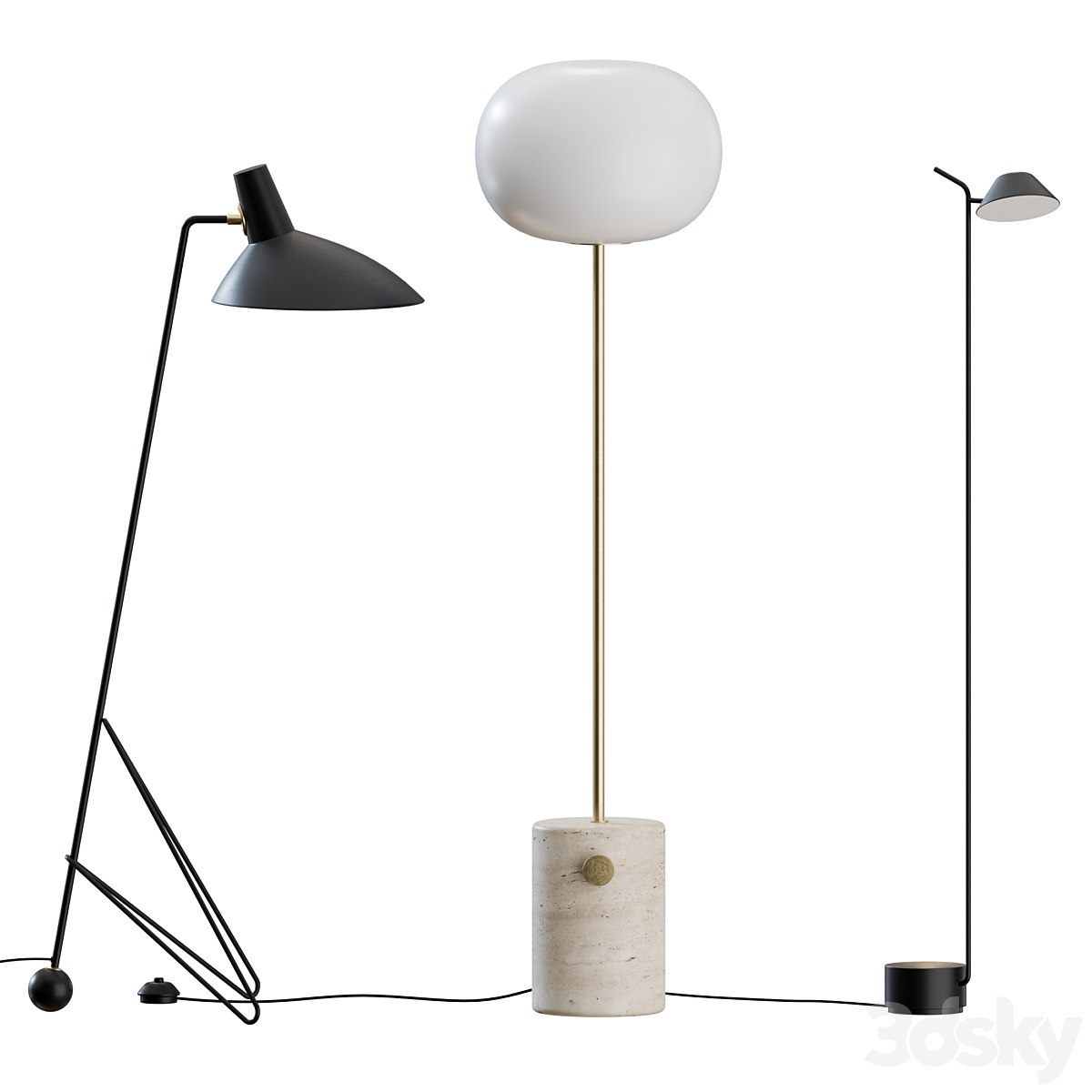 Floor Lamps Set 02
