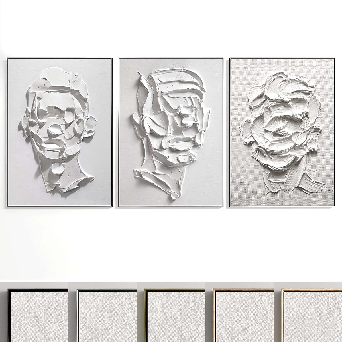 Abstract Painting Set of 3 pieces - No 29 -century