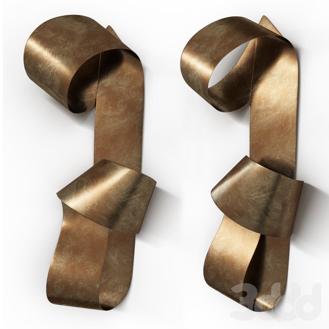 Brass artwork UNDULATING by Martha Sturdy