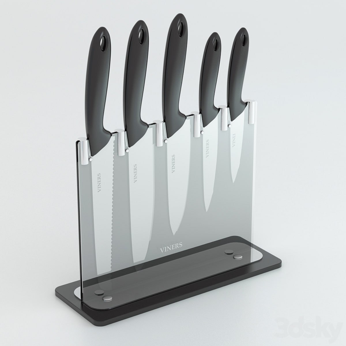 Knife block for kitchen