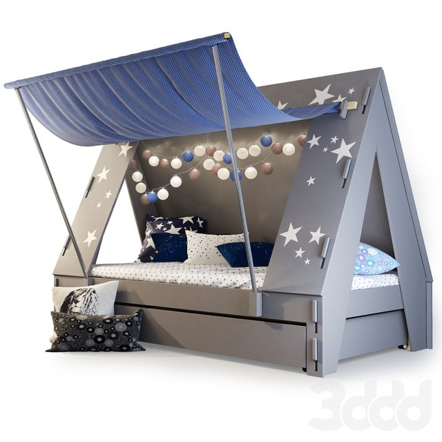 Children's bed tent / awning. TENTE by Mathy by Bols ’s