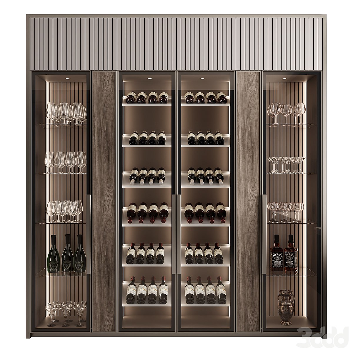 Сupboard with dishes My Design №17