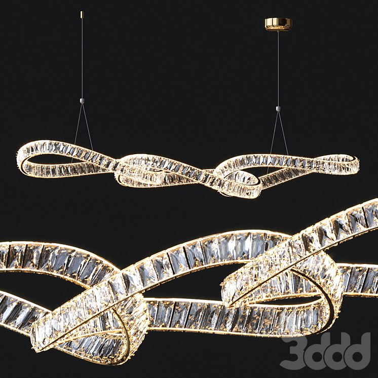 Crystal Linear Chandelier