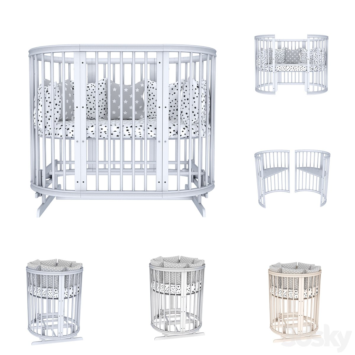 Transforming bed with pendulum ANGEL (Ascona) ’s