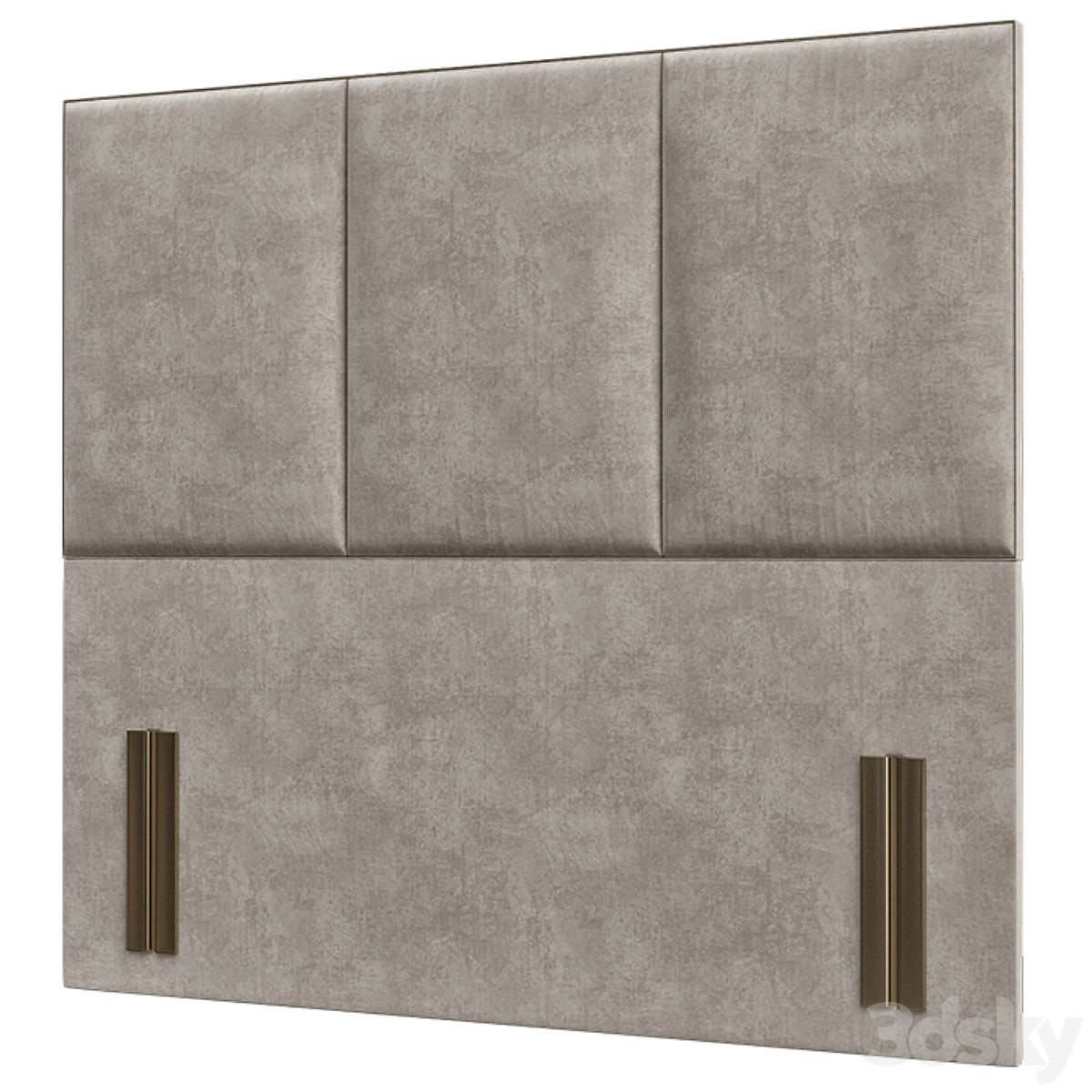 3-Panel Upholstered Headboard