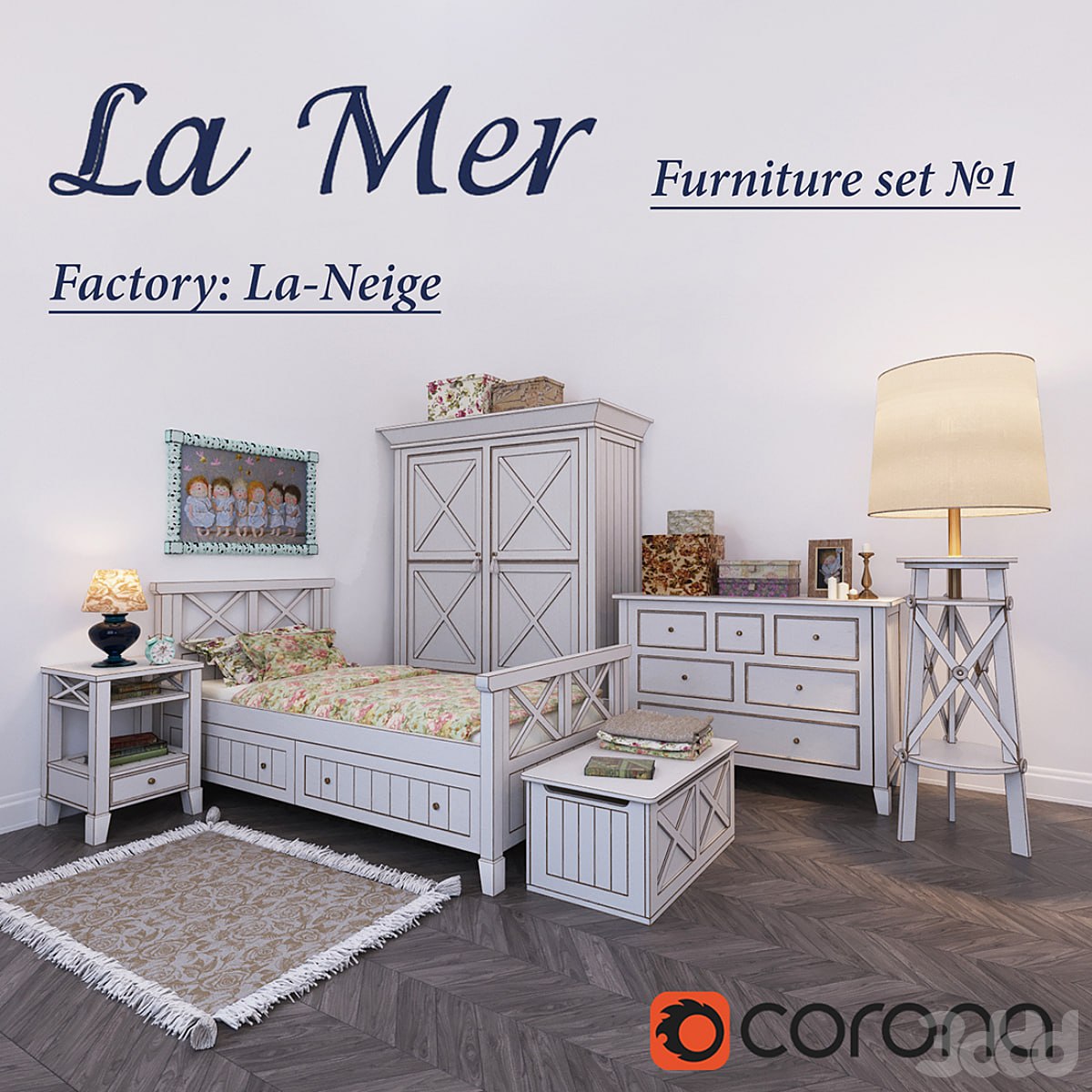 Lamer furniture set №1 -chic
