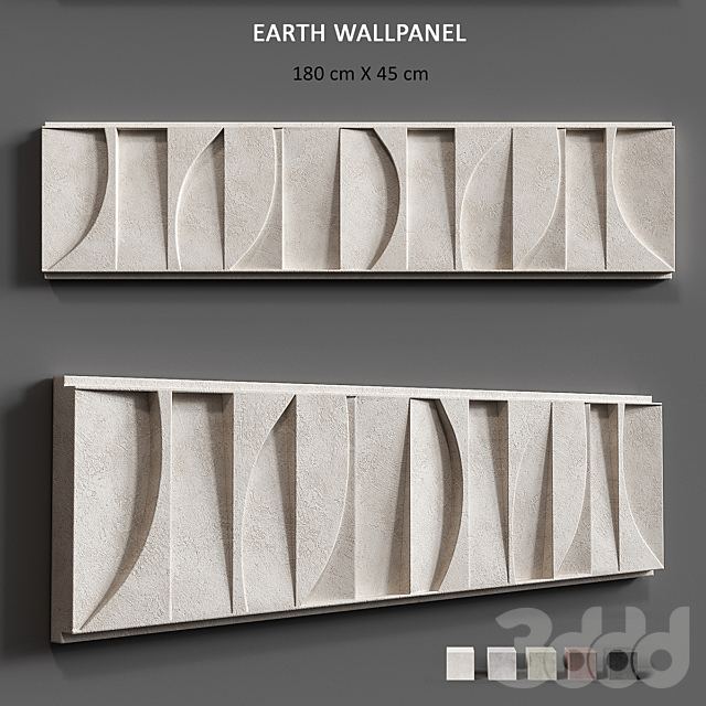 Relief Earth Wallpanel