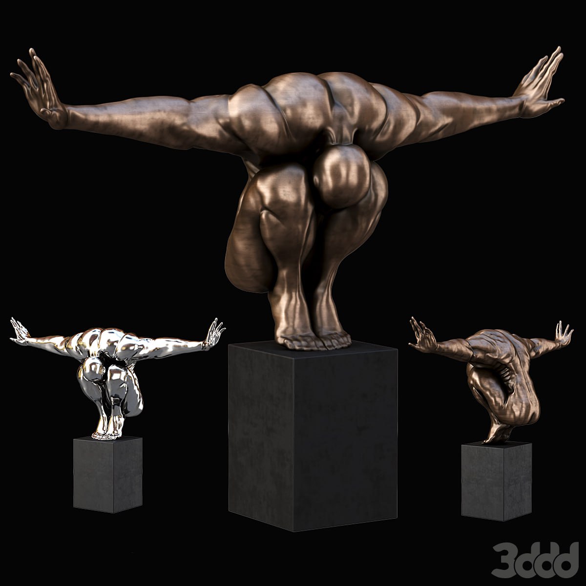 Decorative sculpture Athlete
