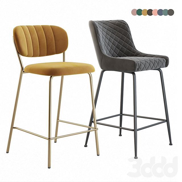 Bar stool Carol _ Jolien. B-120-1 _ Pollo