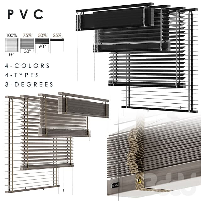 PVC Blind 1150 in 45 mm