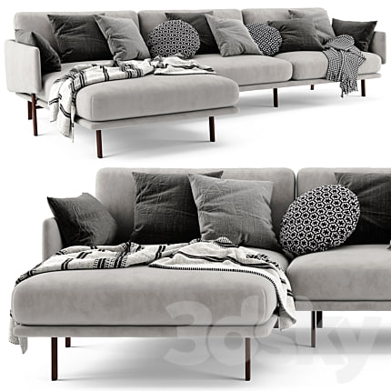 Bonaldo Structure Chaise Longue Sofa