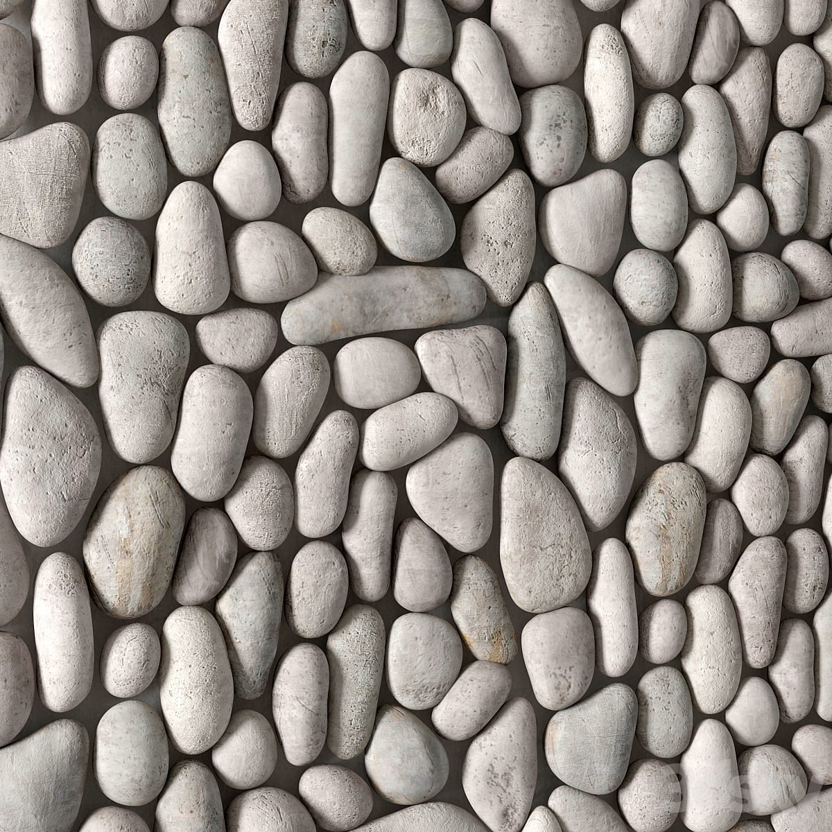 Fine pebble panel