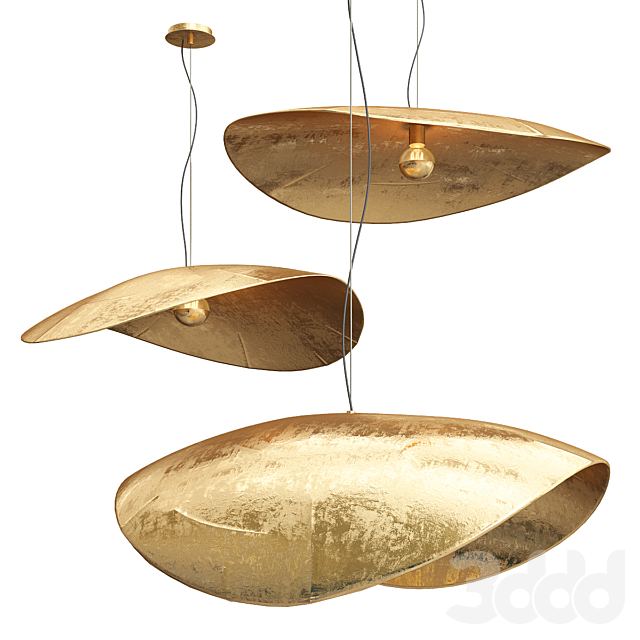 Gervasoni Brass Pendant - 3 shapes