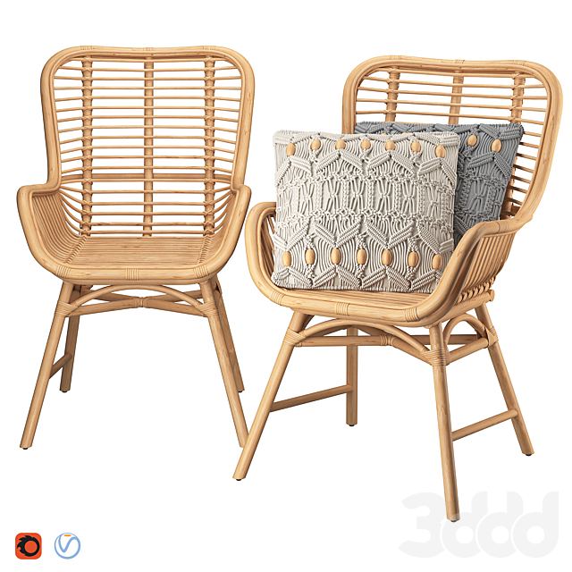 Rattan Accent Chair