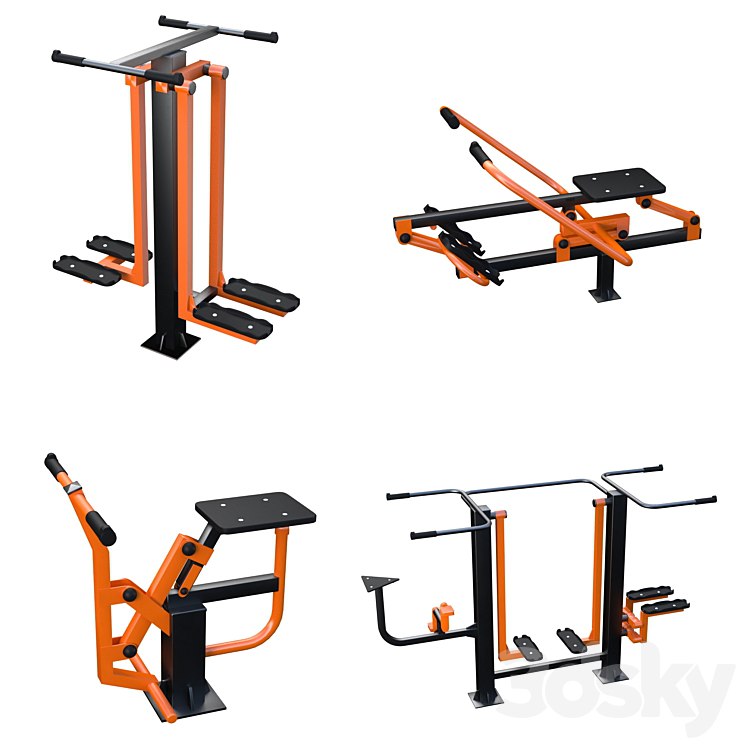 Street fitness equipment