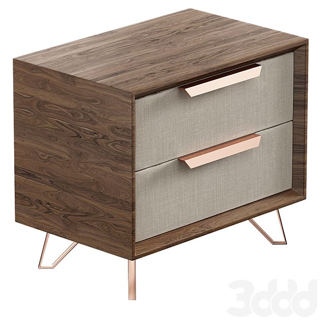 Grand 2 drawer nightstand