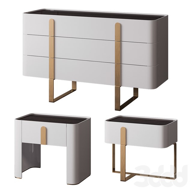 Chest and drawers EDEN by Capital Collections