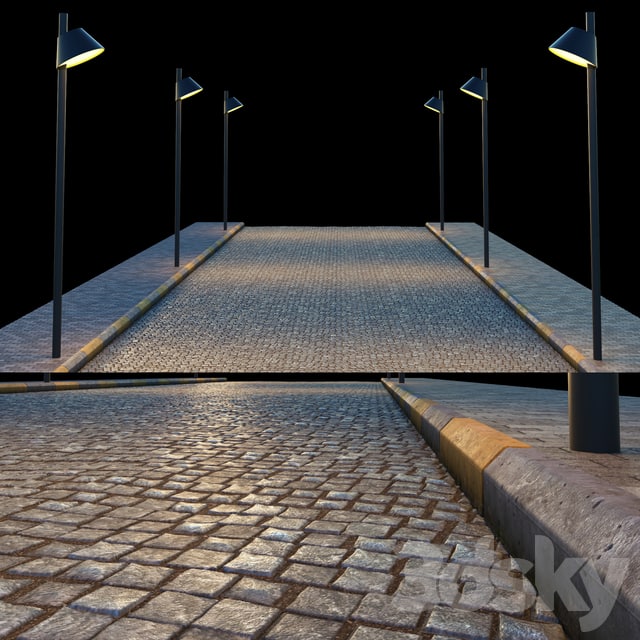 paving and side walk