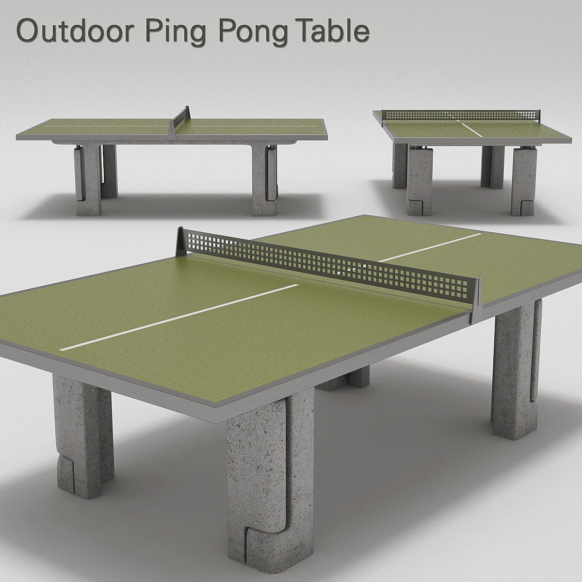 Outdoor Ping Pong Table
