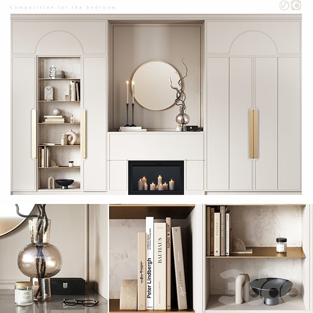 Furniture composition for bedroom_2