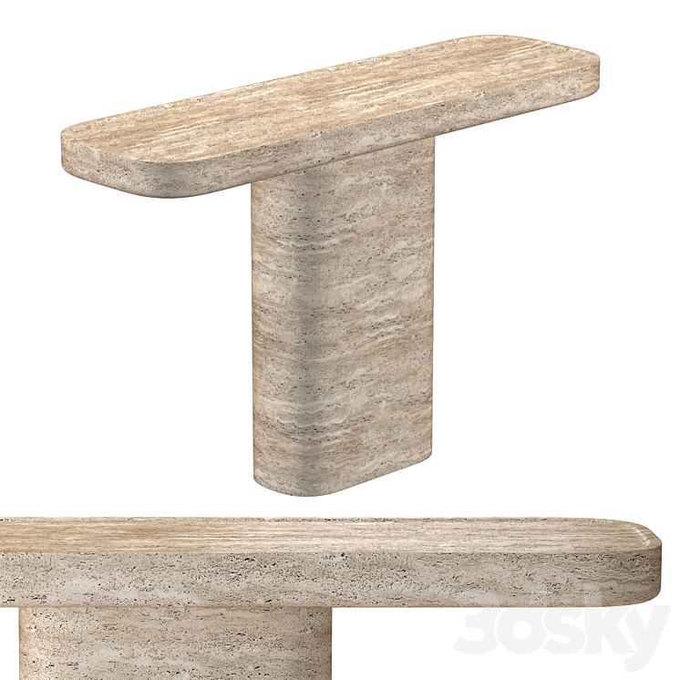 VITOLO CARVED CONSOLE TABLE