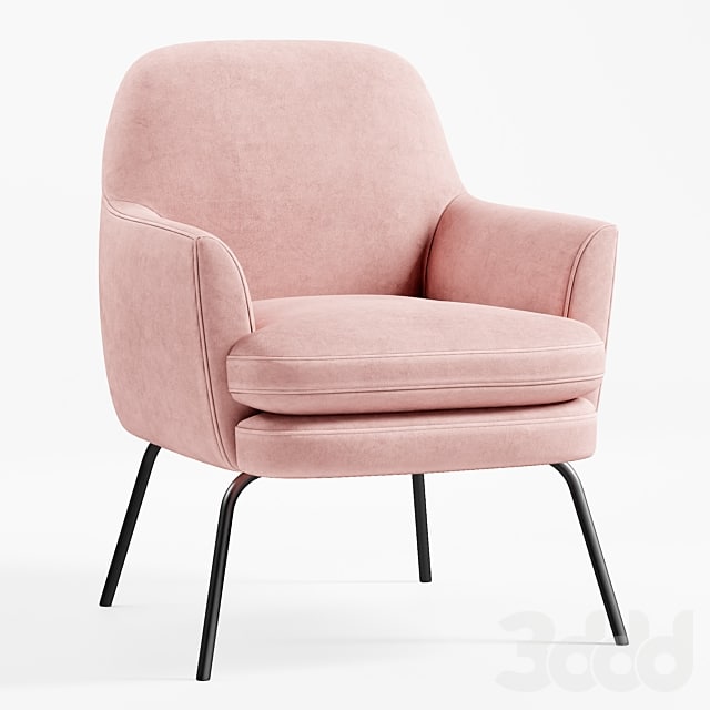 Chloe Velvet Arm Chair