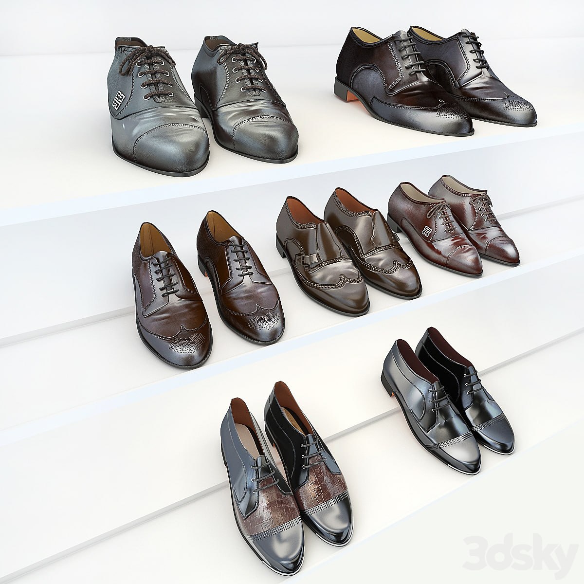 A set of men shoes