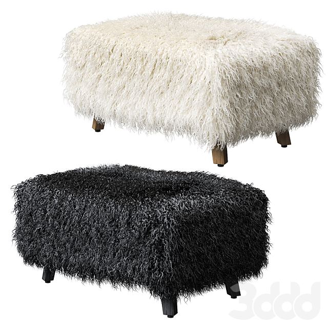 Cabana Footstool Yeti Timothy Oulton